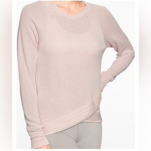 Athleta Soft Pink Long Sleeve Sweatshirt